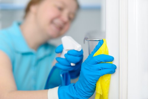 Fresh, tidy commercial interior cleaned for Brompton businesses