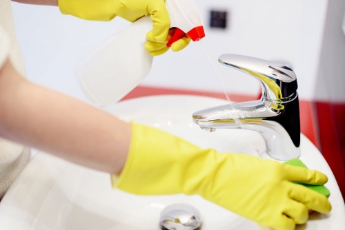 Kitchen deep clean as part of a one-off cleaning service in Brompton
