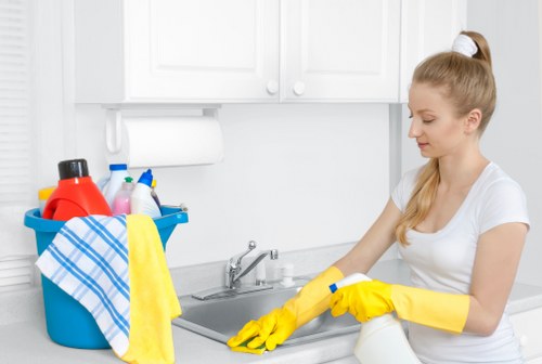 Rug cleaning process with stain treatment and inspection